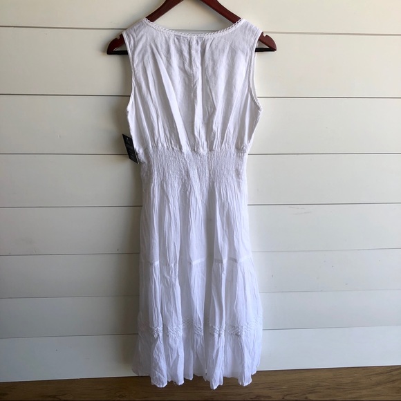 MLLE GABRIELLE Embroidered Maxi Dress Size Small - Picture 4 of 6